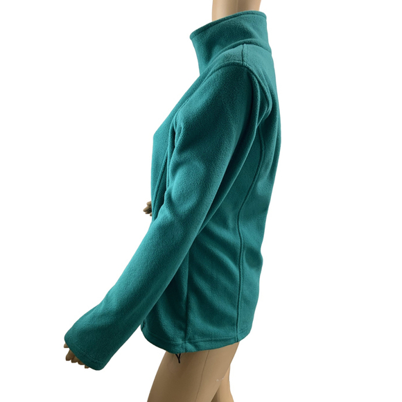 Cabela's Women's Fleece Jacket Teal Long Sleeve Zip Closure Size SP Gorpcore - Picture 7 of 13